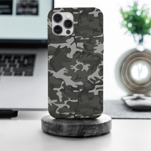 Motif de camouflage gris, motif militaire, armée