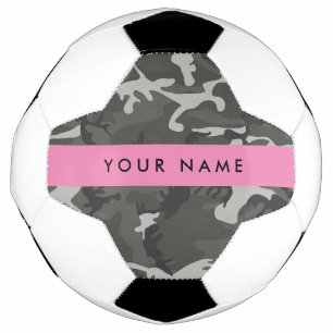 Motif de camouflage gris, Votre nom, Personnaliser