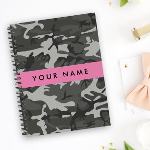 Motif de camouflage gris, Votre nom, Personnaliser