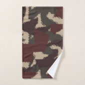 Motif de camouflage militaire Abstrait (Serviette à main)
