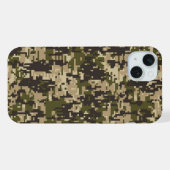 Motif de camouflage numérique militaire classique (Verso Horizontal)