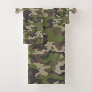 Motif de camouflage vert