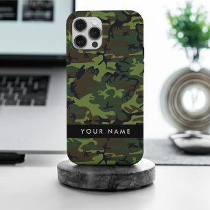 Motif de camouflage vert, Votre nom, Personnaliser