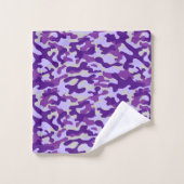 Motif de camouflage violet moderne (Gant de toilette)