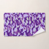 Motif de camouflage violet moderne (Serviette à main)