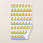 Motif de caneton mignon sur fond blanc (Serviette à main)