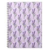 Motif de Carnet de lavande violet (Devant)