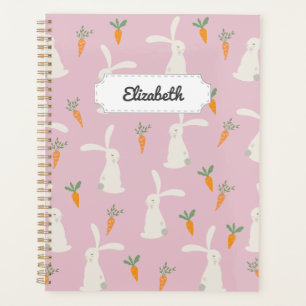 Motif de carottes de lapin mignon personnalisable