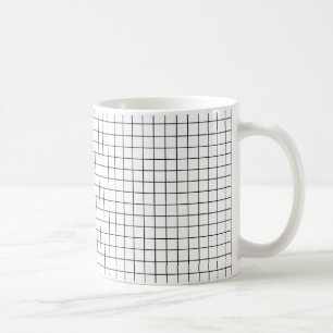 Motif de Carré Plaid de conception simple - Mug