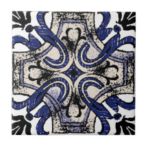 Motif de carreau méditerranéen orné