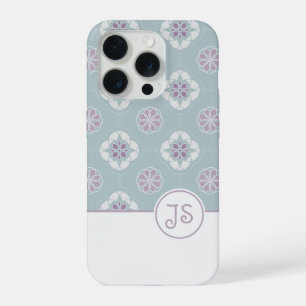 Motif de carreaux à fleurs roses symétriques sur s
