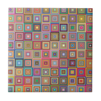 Motif de carreaux géométriques rétro