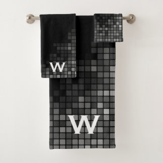 Motif de carreaux noir et blanc moderne