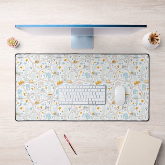 Motif de carte de quartier de Cute Pastel (Bureau 1)