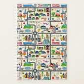 Motif de carte de ville (Devant)