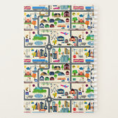 Motif de carte de ville (Dos)