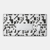 Motif de casse-tête de mot croisé (Clavier et souris)