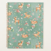 Motif de cerfs à l'aquarelle (Devant)