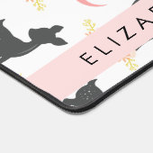 Motif de cerfs, Cerf de bébé, Boho, Fleurs, Votre  (Coin)