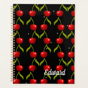 Motif de cerises brillantes