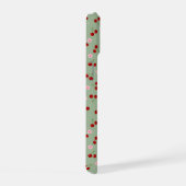 Motif de cerises sur fond vert (Côté droit)