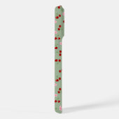 Motif de cerises sur fond vert (Côté droit)