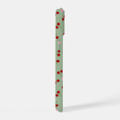 Motif de cerises sur fond vert (Côté droit)