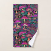 Motif de champignon psychédélique Trippy (Serviette à main)