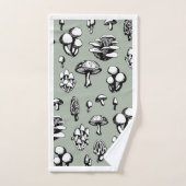 Motif de champignons (Serviette à main)