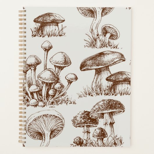 Motif de champignons (Devant)