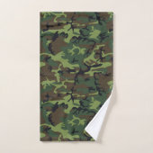 MOTIF DE CHASSE CAMOFLAGE (Serviette à main)