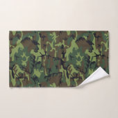 MOTIF DE CHASSE CAMOFLAGE (Serviette à main)