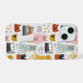 Motif de chat à main mignon Doodle (Verso Horizontal)