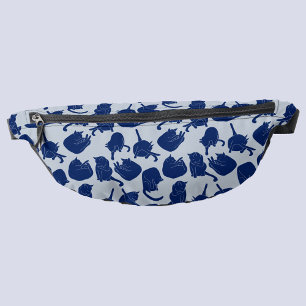 Motif de chat bleu