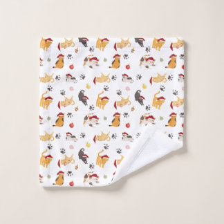 Motif de chat de vacances mignon
