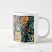 Motif de chat Jumbo Mug (Droite)