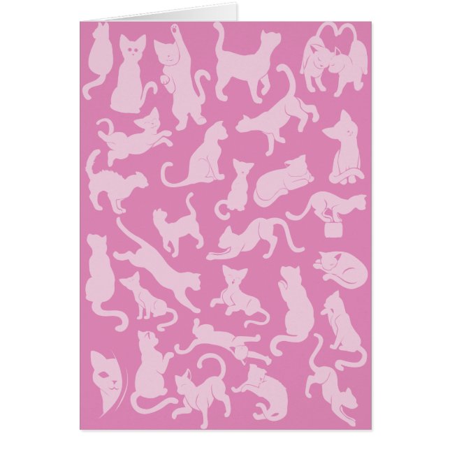 Motif de chat rose (Devant)