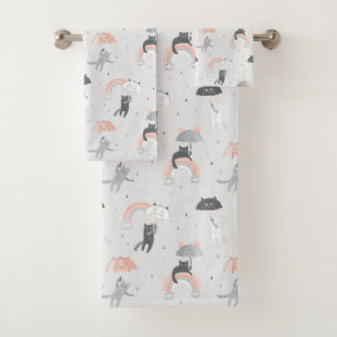 Motif de chats à plume
