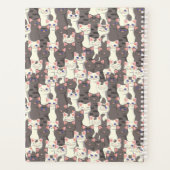Motif de chats blancs et gris (Dos)