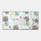 Motif De Chats, Chats Mignons, Chatons, Poisson (Clavier et souris)