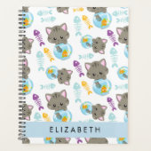 Motif De Chats, Chats Mignons, Chatons, Votre Nom (Devant)