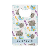 Motif De Chats, Chats Mignons, Chatons, Votre Nom (Devant)