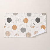 Motif de chats endormis confortablement recroquevi (Serviette à main)