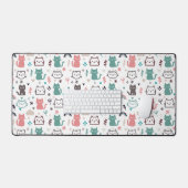Motif de chats mignons (Clavier et souris)