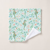 Motif de cheval de mer mystique (Gant de toilette)