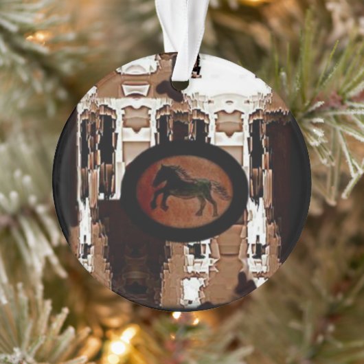Motif de cheval rustique (Arbre)