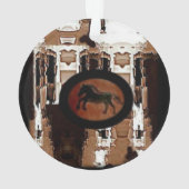 Motif de cheval rustique (dos)