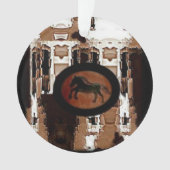 Motif de cheval rustique (devant)