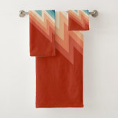 Motif de chevron de style rétro (En situation)