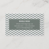 motif de chevron frais carte de visite (Dos)